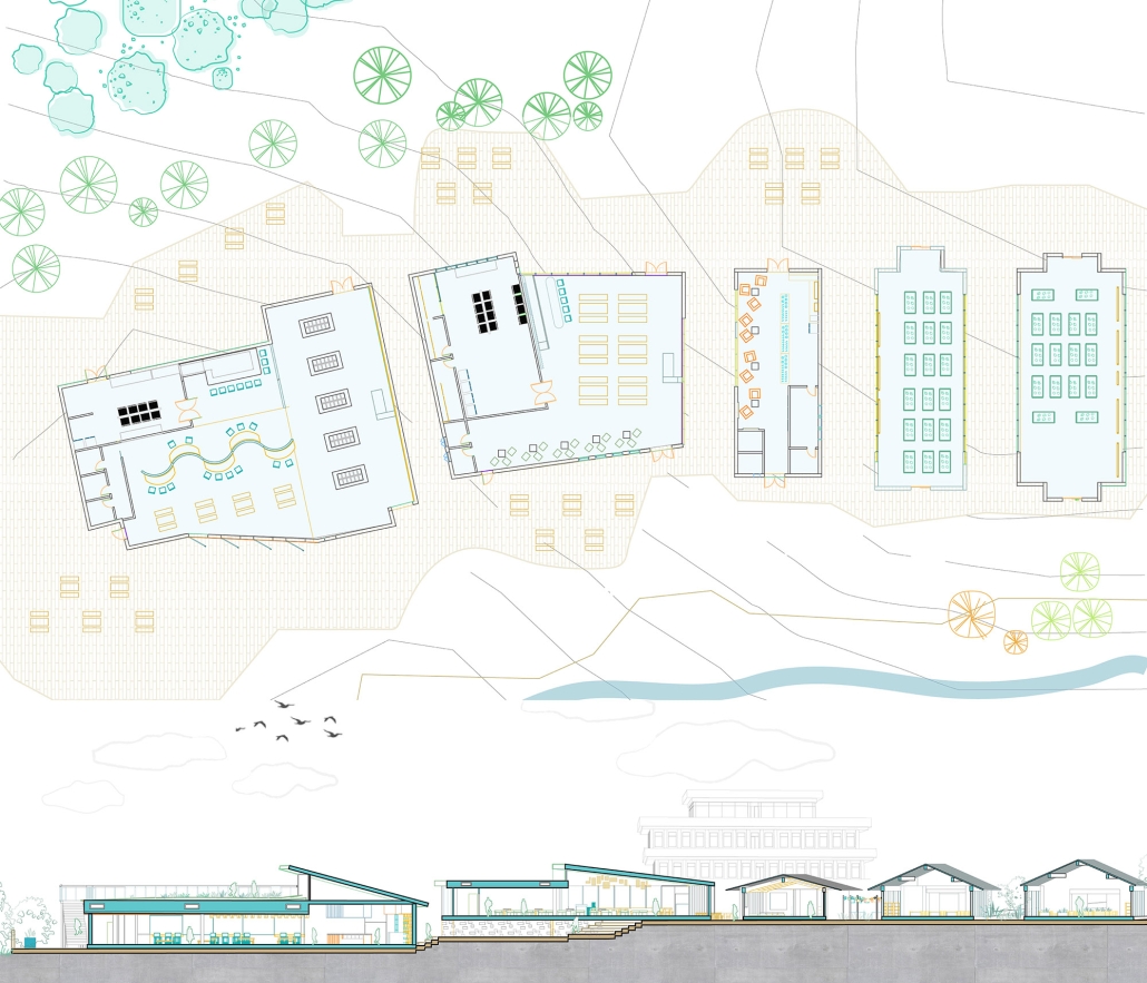 architectural floor plan gears of war map meets, Stable Diffusion