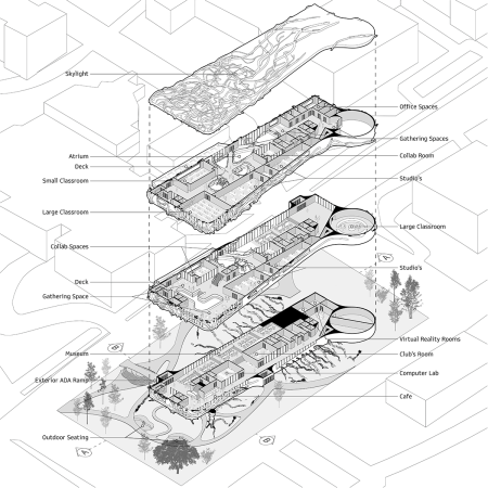 Exploded Axon - Small - Dakota Witte - Study Architecture ...