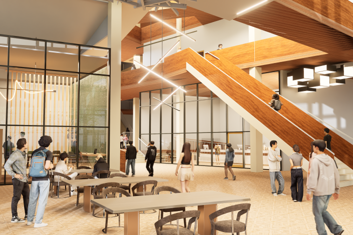 Interior Render - Entrance Sequence_effect - Evelyn Foster